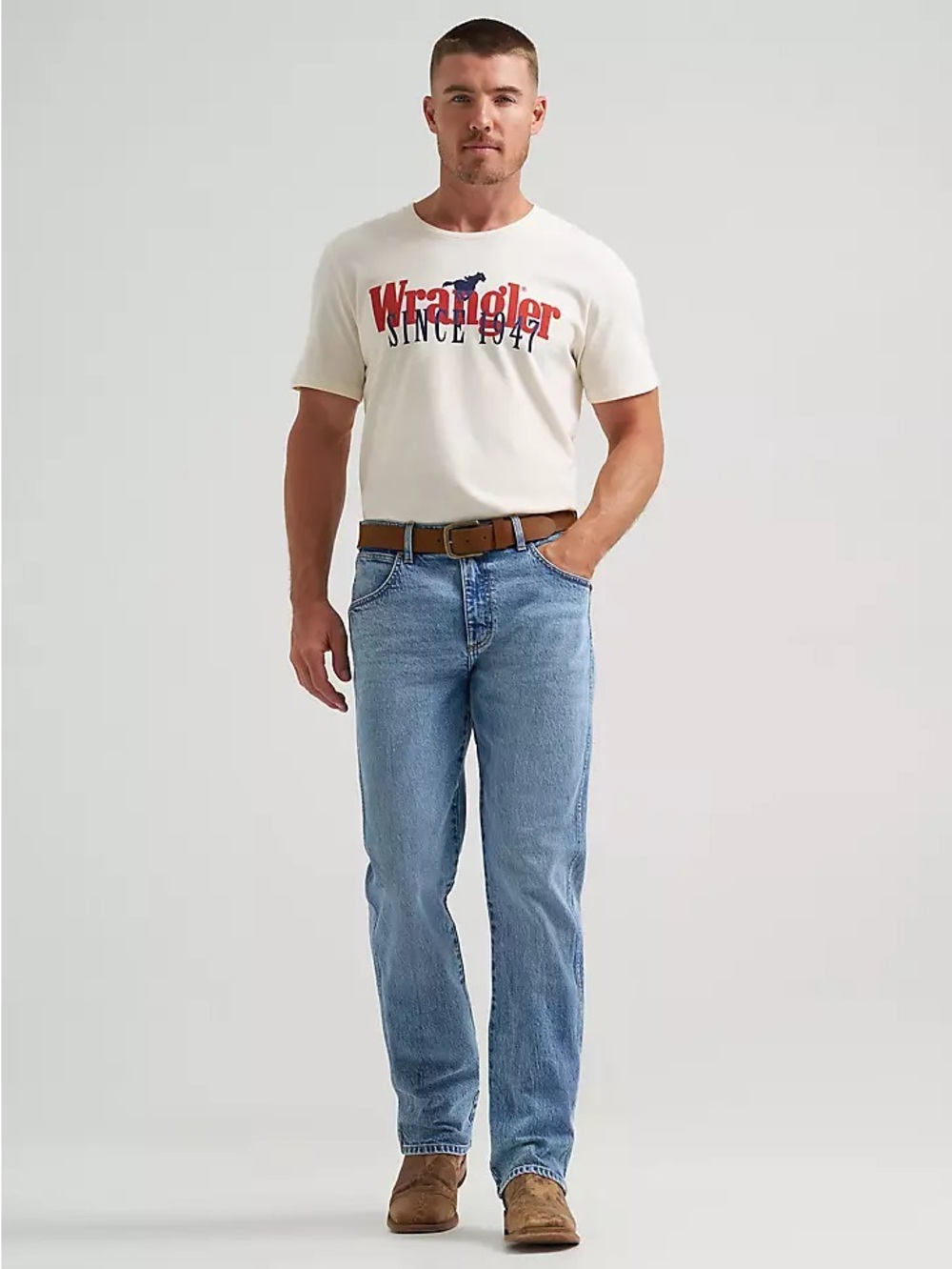 Vintage Wrangler Y2K Neo Straight Leg Jeans, Light Wash – Size 29x30